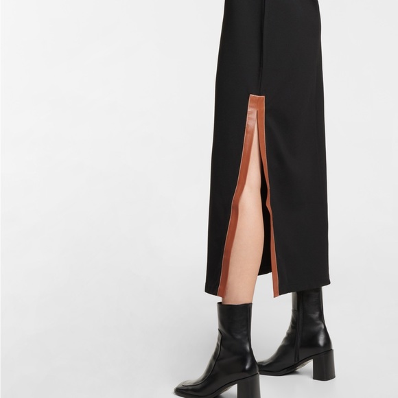 STAUD Joint Jersey Midi Dress in XS - Picture 4 of 5